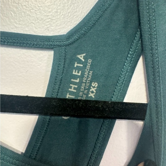 Teal Athleta open back tank top - Picture 2 of 3